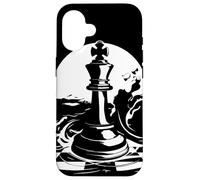 Esquisse d'une pièce d'échecs Coque pour iPhone 16