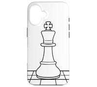 Esquisse d'une pièce d'échecs Coque pour iPhone 16