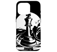 Esquisse d'une pièce d'échecs Coque pour iPhone 16 Pro