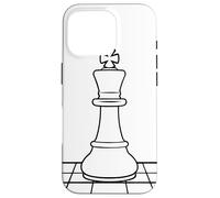 Esquisse d'une pièce d'échecs Coque pour iPhone 16 Pro