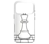 Esquisse d'une pièce d'échecs Coque pour iPhone 17 Pro