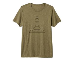 Esquisse d'une pièce d'échecs T-Shirt Haut de Gamme