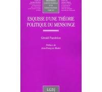 Esquisse d'une théorie politique du mensonge