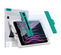 ESR 2 Verre Trempé pour iPad Pro 12.9 Pouces (2022/2021/2020/2018), Verre Trempé avec Plateau D'application Facile, Protection Écran Rayure-résistible, Clarté HD