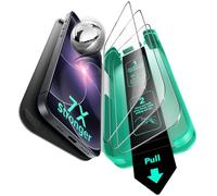 ESR 3 Pièces Verre Trempé pour iPhone 17e/iPhone 16e/14/13/13 Pro, 9H+ Protecteur D'écran, Protection Armorite Incassable Militaire, Durable avec Outil D'installation Facile Mis à Jour