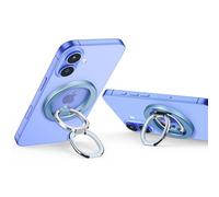 ESR Anneau Téléphone Support Magnétique pour MagSafe, HaloLock Aimant Téléphone Support Grip pour iPhone 16/15/14/13/12, Samsung Galaxy S25, Réglable dans Les 2 Sens, Accessoires MagSafe, Bleu Sierra