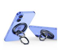 ESR Anneau Téléphone Support Magnétique pour MagSafe, HaloLock Aimant Téléphone Support Grip pour iPhone 16/15/14/13/12, Samsung Galaxy S25, Réglable dans Les 2 Sens, Accessoires MagSafe, Titane Bleu