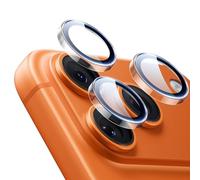 ESR Armorite Series Film de protection d'objectif d'appareil photo pour iPhone 16 Pro Max/16 Pro/15 Pro Max/15 Pro/14 Pro Max/14 Pro Max, résistant aux rayures, verre trempé fin, transparent