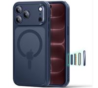 ESR Classic Hybrid Coque pour iPhone 18 Pro Max/17 Pro Max, Bleu Givré | Anti-jaunissement Longue Durée, Ultra-fin, Compatible avec MagSafe, Protection Militaire 3X, Coque Magnétique
