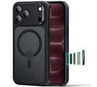ESR Classic Hybrid Coque pour iPhone 18 Pro Max/17 Pro Max, Noir Givré | Anti-jaunissement Longue Durée, Ultra-fin, Compatible avec MagSafe, Protection Militaire 3X, Coque Magnétique