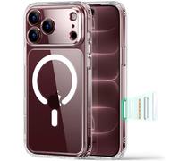 ESR Classic Hybrid Coque pour iPhone 18 Pro Max/17 Pro Max, Transparente | Anti-jaunissement Longue Durée, Ultra-fin, Compatible avec MagSafe, Protection Militaire 3X, Coque Magnétique