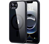 ESR Classic Hybrid HaloLock Coque arrière Apple iPhone 16e transparent, noir chargement par induction, compatible avec MagSafe, résistant aux chocs 1A84200202