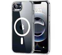 ESR Classic Hybrid HaloLock Coque arrière Apple iPhone 17e, iPhone 16e transparent chargement par induction, compatible avec MagSafe, résistant aux chocs