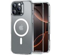 Esr Classic Hybride Halolock Magsafe & Verre trempé Iphone 16 Pro Max Clair givré