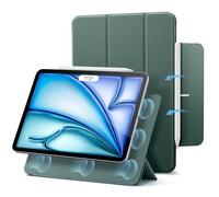 ESR Coque Magnétique pour iPad Air 11 Pouces M4/M3/M2 (2026/2025/2024), iPad Air 5/4 (2022/2020), iPad Pro 11 2018, Fixation Mag, Veille/Réveil Auto, Couverture Fine et Soyeuse, Série Rebound, Vert