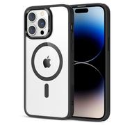 ESR Coque pour iPhone 14 Pro Max, Compatible avec MagSafe, Hybrid Magnétique Case pour iPhone 14 Pro Max avec HaloLock, Protection Antichoc Militaire, Dos Anti Rayures, Noir Givré