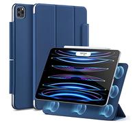 ESR Coque Magnétique Rebound Compatible avec iPad Pro 11 pouces (2022/2021/2020, 4e/3e/2e Génération), Fixation Magnétique Sure, Support à Deux Positions, Support pour Pencil, Veille/réveil Auto, Bleu