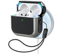 ESR Coque pour AirPods 4, Compatible avec MagSafe, Couvercle Magnétique