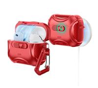 ESR Coque pour AirPods Pro 3,Compatible avec MagSafe,Ouverture Facile,Rouge