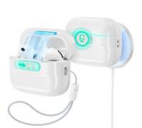 ESR Coque pour AirPods Pro 3, Compatible avec MagSafe, Série Pulse | Compatible avec AirPods Pro 3 (2025) , Protection Antichute avec Cordon, FlickLock sécurisé, Fermeture Magnétique, Blanc