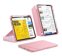 ESR Coque pour iPad A16, Coque iPad 11e/10e Gnération (2025/2022), Rose | Couverture de Support Vertical, Angles de Support Multiples, Couverture Ultra-Stable avec Porte-Stylet, Série Flip