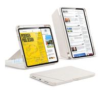 ESR Coque Pour iPad Air 11 Pouces, iPad Air 5e/4e Gen, Lumière Stellaire | Coque à Support Vertical, Angles de Support Multiples, Ultra-Stable avec Porte-Stylet, Série Flip