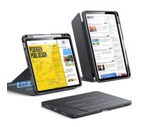 ESR Coque pour iPad Air 11 Pouces M4/M3/M2 (2026/2025/2024) & 5e/4e (2022/2020, 10.9 Pouces), Coque à Support Vertical, Angles de Support Multiples, Ultra-Stable avec Porte-Stylet, Série Flip, Noir