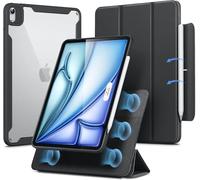 ESR Coque pour iPad Air 11 Pouces M4/M3/M2 (2026/2025/2024), iPad Air 5e/4e(2022/2020), Couverture Magnétique Amovible, Mode Portrait/Paysage, Support Pencil Pro/USB-C, Série Rebound 360, Noir