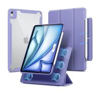 ESR Coque pour iPad Air 11 Pouces M4/M3/M2 (2026/2025/2024), iPad Air 5e/4e(2022/2020), Couverture Magnétique Amovible, Mode Portrait/Paysage, Support Pencil Pro/USB-C, Série Rebound 360, Violet