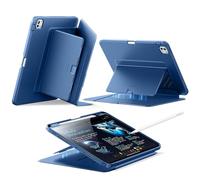 ESR Coque pour iPad Pro 11 Pouces M5/M4 (2025/2024), Support Vertical, Multi-Angles, Ultra-Stable pour iPad Pro 11 2025/2024 avec Porte-Stylet, Série Flip, Bleu