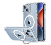 ESR Coque pour iPhone 14/13 Support Flex Magnétique, Transparente | Anti-jaunissement, Protection Chute 3X Militaire, Coque Téléphone Magnétique, Coins Air Guard, Résiste aux Rayures