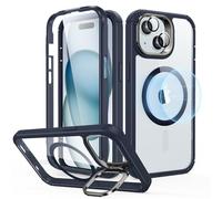 ESR Coque pour iPhone 15, Coque MagSafe intégrale résistante aux Chocs, Protection de qualité Militaire, Coque magnétique pour iPhone 15, Coque Rigide en 2 Parties avec Support, série Armor Series,