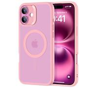 ESR Coque pour iPhone 16 Plus, Compatible avec MagSafe, Protection Antichoc de Qualité Militaire, Coque de Téléphone Magnétique pour iPhone 16 Plus, Coque Hybride Classic (HaloLock), Rose Givré