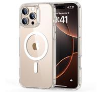 ESR Coque pour iPhone 16 Pro, Commande de l’Appareil Photo, Compatible avec MagSafe, Protection de Caméra, Anti Jaunissement et Anti Rayures, Coque Magnétique pour iPhone 16 Pro, Transparent