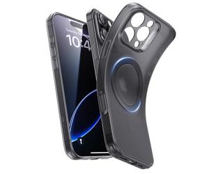 ESR Coque pour iPhone 16 Pro Max, Commande de l’Appareil Photo, Compatible avec MagSafe, Protection de Caméra, Anti Jaunissement et Anti Rayures, Coque Magnétique pour iPhone 16 Pro Max, Noir Givré