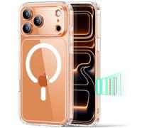ESR Coque pour iPhone 17 Pro, Protection Commande de la Caméra, Compatible avec MagSafe, Protection Antichute de Qualité Militaire, Coins Air Guard Absorbant Les Chocs, Série Hybride,Transparente