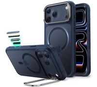 ESR Coque pour iPhone 17 Pro, Protection Commande de la Caméra, Compatible avec MagSafe, Protection Antichute de Qualité Militaire, Support Stash, Série Classic，Bleu Givré