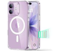 ESR Coque pour iPhone 17, Protection Commande de la Caméra, Compatible avec MagSafe, Protection Antichute de Qualité Militaire, Coins Air Guard Absorbant Les Chocs, Série Hybride,Transparente