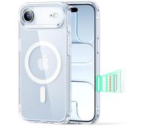 ESR Coque pour iPhone Air, Protection Commande de la Caméra, Compatible avec MagSafe,Coque pour iPhone 17 Air, Protection Antichute de Qualité Militaire, Absorbant Les Chocs, Transparente