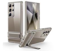ESR Coque pour Samsung Galaxy S24 Ultra, Béquille S24 Ultra avec 3 Modes de Support, Protection Militaire Anti Chutes, Coque Fine Anti Chocs avec Béquille Brevetée, Série Boost, Transparente