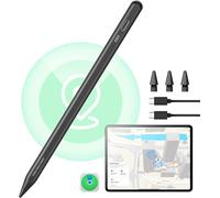 Esr Find My Stylet Pour Apple Ipad 2018-2025, Digital Pencil Pro Avec Fonction Find My Pen Et Sensibilité À L'inclinaison Pour Ipad 11/10/9/8, Air 13/11, Pro 12.9/13/11 Et Mini 7/6/5, Noir