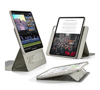 ESR for iPad Pro 12.9 Case (6th/5th Generation, 2022/2021), Removable Magnetic Cover, Adjustable Portrait/Landscape Stand with Raised Display View, 9 Standing Angles, Shift Series, Titanium