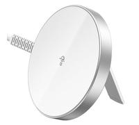 ESR for Magsafe Chargeur sans Fil certifié Qi2 15 W avec Support pour iPhone 17/16/16 Pro/16 Pro Max/15/14/13, AirPods 4/3/2 Pro, Station de Charge inductive avec câble A/C de 1,5 m, Blanc