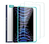 ESR Verre Trempé Compatible avec iPad Pro 11 (2022/2021/2020/2018) et iPad Air 5/ iPad Air 4 (2022/2020), Protection Écran Rayure-résistible, Cadre d'Installation Offert, Lot de 2