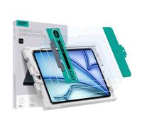 ESR Lot de 2 Verre Trempé pour iPad Air 11 Pouces M3/M2 (2025/2024), Film en Protection D'écran avec Plateau D'application Facile, Résistant aux Rayures, Clarté HD