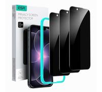 ESR Lot de 3 Verre Trempé Anti-Espion pour iPhone 17e/14/13, Cadre d'align | Protections D'écran de qualité militaire, Verre Trempé 9H, Anti-Espion, pour iPhone 17e/16e/14/13/13 Pro, Installation Facile