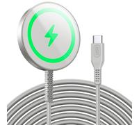 ESR Mini Chargeur sans Fil HaloLock, Chargeur Compatible avec MagSafe, Chargeur Compatible avec Les Séries iPhone 17/16/15/15 Plus/15 Pro/15 Pro Max/14/13/12, Fixation Magnétique Puissante, Bleu