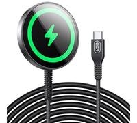 ESR Mini Chargeur sans Fil HaloLock, Chargeur Compatible avec MagSafe, Compatible avec Les Séries iPhone 17/17e/16/15/14/13/12, Samsung Galaxy S26 Series, Fixation Magnétique Puissante, Noir