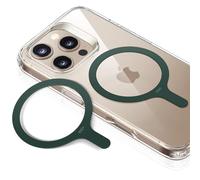 ESR Anneau Magnétique 360, Lot de 2 Autocollant Magnétique Compatible avec MagSafe, Kit de Conversion Magnétique Universel pour iPhone 16/16e/15/14/13/12/11/X, Galaxy S24/S23/S22/S21/S20/S10, Vert
