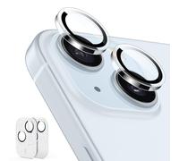 ESR Protection Caméra pour iPhone 15/15 Plus/14/Plus, Lot de 2, Transparent